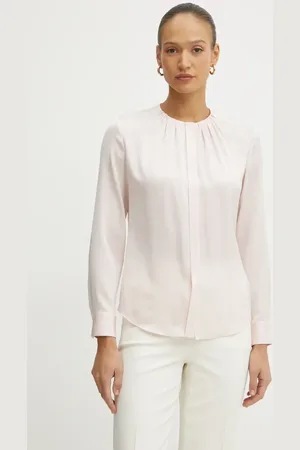 HUGO BOSS Koszula jedwabna damska kolor regular 50538481