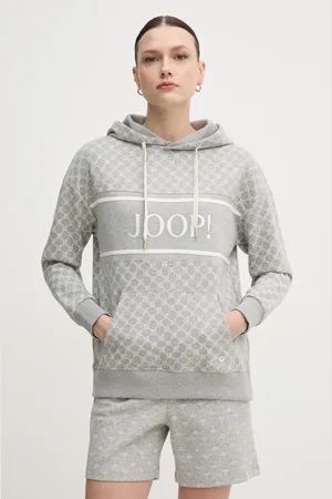 JOOP! Bluza damska kolor z kapturem wzorzysta 30030062 10007096