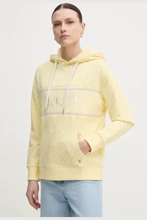 JOOP! Bluza damska kolor z kapturem wzorzysta 30030062 10007096