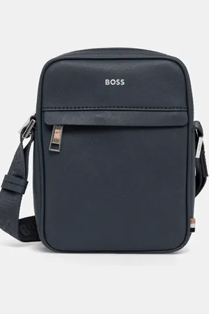 HUGO BOSS Saszetka skórzana kolor