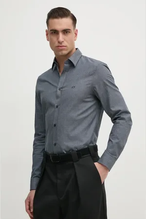 Armani Exchange Koszula męska kolor regular z kołnierzykiem klasycznym 6DZC30 ZN5UZ