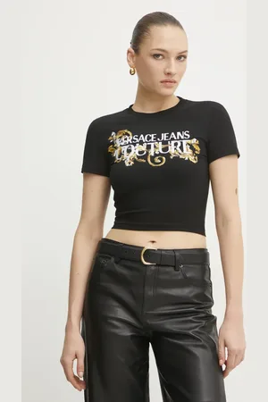 VERSACE T-shirt damski kolor 78HAHC05 CJ02C
