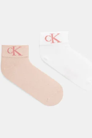 Calvin Klein Skarpetki 2-pack damskie kolor 701228813