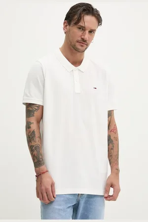 Tommy Hilfiger Polo bawełniane męski kolor gładki DM0DM20676