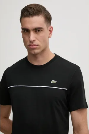 Lacoste T-shirt bawełniany męski kolor gładki TH9842