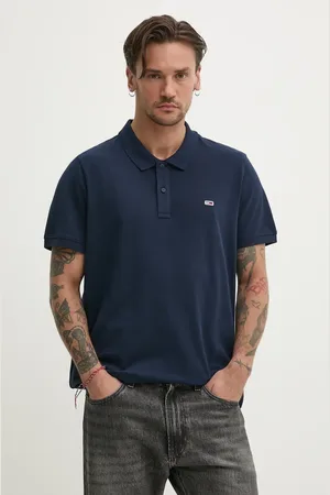 Tommy Hilfiger Polo bawełniane męski kolor gładki DM0DM20676