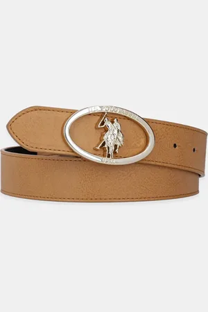 U.S. Polo Assn. Pasek skórzany Marshall damski kolor AIUQQ2565WAY