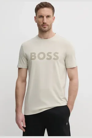 HUGO BOSS T-shirt bawełniany kolor z nadrukiem 50481923