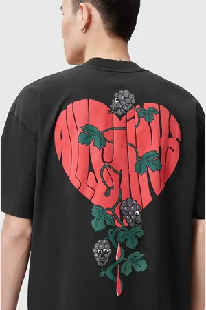 AllSaints T-shirt bawełniany SOWN męski kolor z nadrukiem M027PC