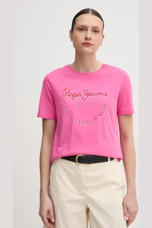 Pepe Jeans T-shirt bawełniany RUMER damski kolor PL506072