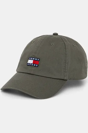 Tommy Hilfiger Czapka z daszkiem bawełniana kolor z aplikacją