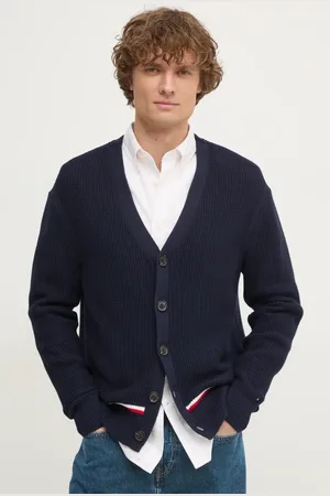 Tommy Hilfiger Kardigan bawełniany męski kolor MW0MW38087