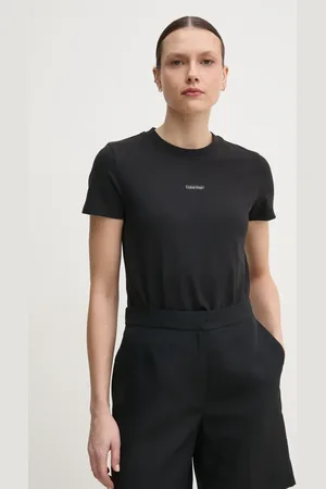 Calvin Klein T-shirt bawełniany damski kolor J20J225524