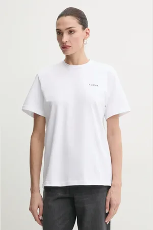 La Mania T-shirt bawełniany damski kolor BONI.3