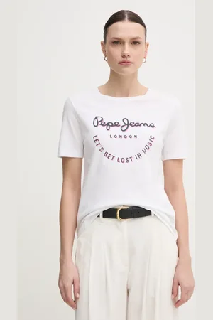 Pepe Jeans T-shirt bawełniany RUMER damski kolor PL506072