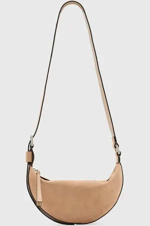 AllSaints Torebka zamszowa HALFMOON kolor W099XC