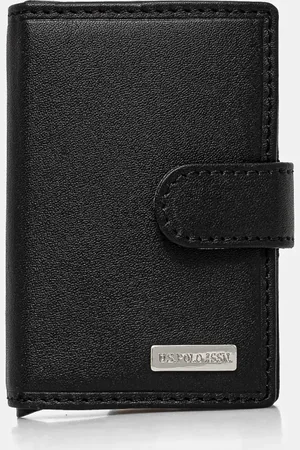 U.S. Polo Assn. Etui na karty skórzane Utah kolor WEUUA2617MHA