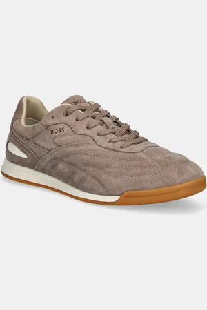 HUGO BOSS Sneakersy zamszowe Titanium SL męskie kolor 50536523
