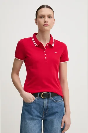 Tommy Hilfiger Polo damski kolor WW0WW44517