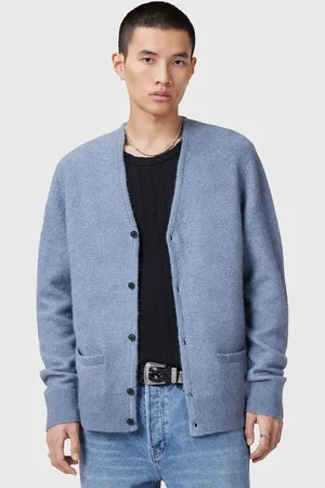 AllSaints Kardigan wełniany RENN męski kolor M092KB