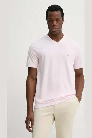 Tommy Hilfiger T-shirt bawełniany męski kolor gładki MW0MW39249
