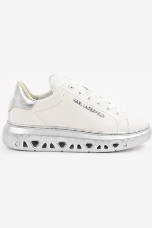 Karl Lagerfeld Sneakersy skórzane KAPRI KITE damskie kolor KL64519A