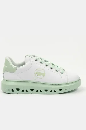 Karl Lagerfeld Sneakersy skórzane KAPRI KITE damskie kolor KL64525