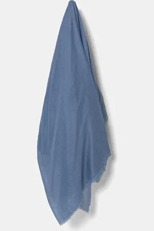 Max Mara Szal z domieszką wełny damski kolor gładki 2515541014600