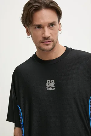 HUGO BOSS T-shirt x RACING BULLS męski kolor z nadrukiem 50545110