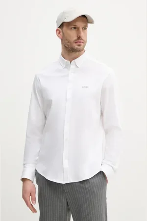 HUGO BOSS Koszula męska kolor regular z kołnierzykiem button-down 50533163