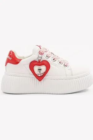Karl Lagerfeld Sneakersy skórzane KREEPER LO damskie kolor KL42314V