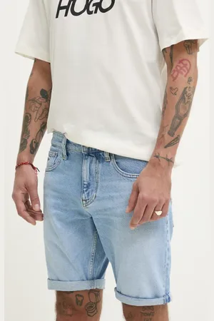 Tommy Hilfiger Szorty jeansowe męskie kolor DM0DM20954