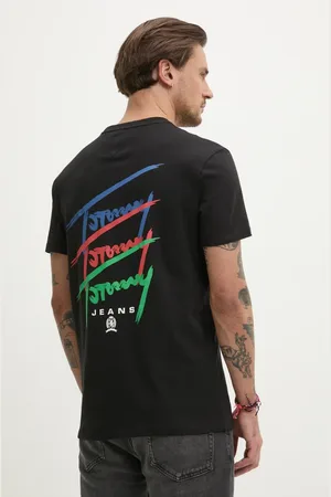 Tommy Hilfiger T-shirt bawełniany męski kolor z nadrukiem DM0DM20771