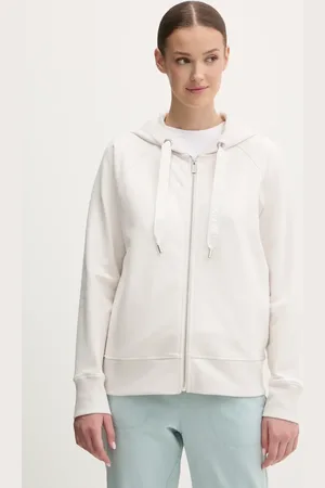 DKNY Bluza damska kolor z kapturem gładka DP5J9510