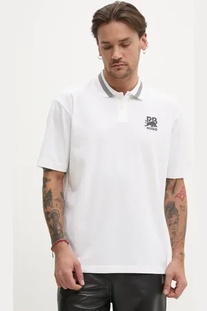 HUGO BOSS Polo x RACING BULLS męski kolor z nadrukiem 50542748