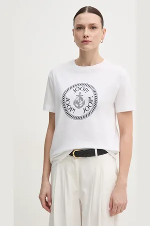 JOOP! T-shirt bawełniany damski kolor 30046219