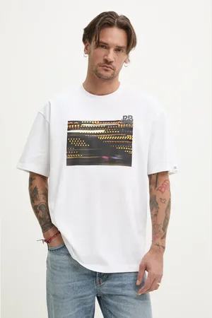 HUGO BOSS T-shirt bawełniany x RACING BULLS męski kolor z nadrukiem 50545125