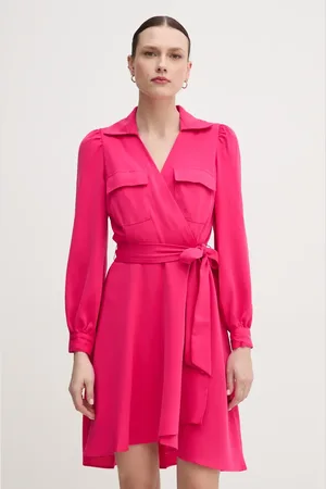 DKNY Sukienka kolor mini rozkloszowana DD3K7484