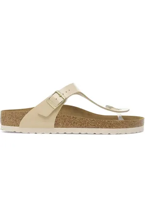 Birkenstock Japonki Gizeh damskie kolor na płaskim obcasie 1013076