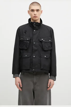 Barbour Kurtka Modified Dryfly Wax Jacket męska kolor przejściowa oversize MWX2337