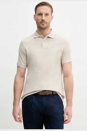 Barbour Polo bawełniane kolor gładki