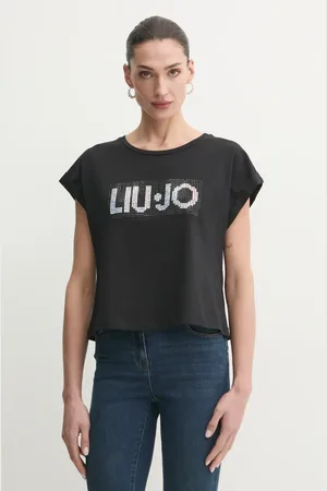 Liu Jo T-shirt bawełniany damski kolor VA5151.JS923