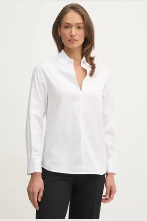 Calvin Klein Bluzka bawełniana damska kolor gładka K20K208378