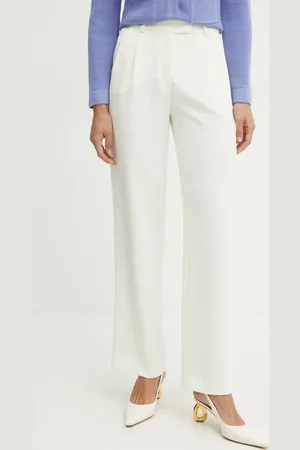 LUISA SPAGNOLI Spodnie damskie kolor proste high waist 542021