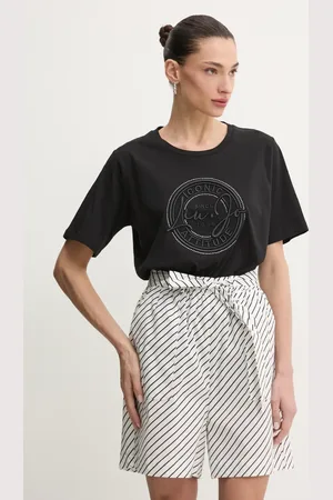 Liu Jo T-shirt bawełniany damski kolor TA5174 JS923