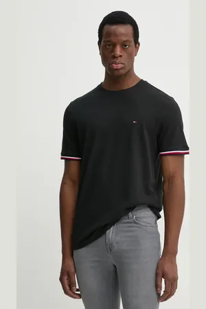Tommy Hilfiger T-shirt bawełniany męski kolor gładki MW0MW38630