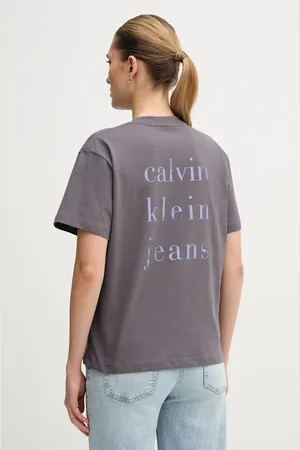 Calvin Klein T-shirt bawełniany damski kolor J20J225238
