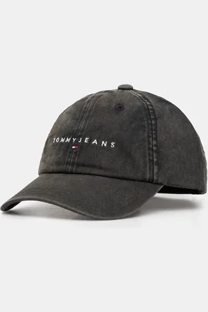 Tommy Hilfiger Czapka z daszkiem bawełniana kolor z aplikacją AW0AW17308
