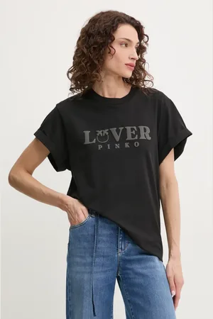 Pinko T-shirt bawełniany damski kolor 104605 A2D1