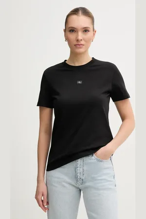 Calvin Klein T-shirt bawełniany damski kolor J20J225243